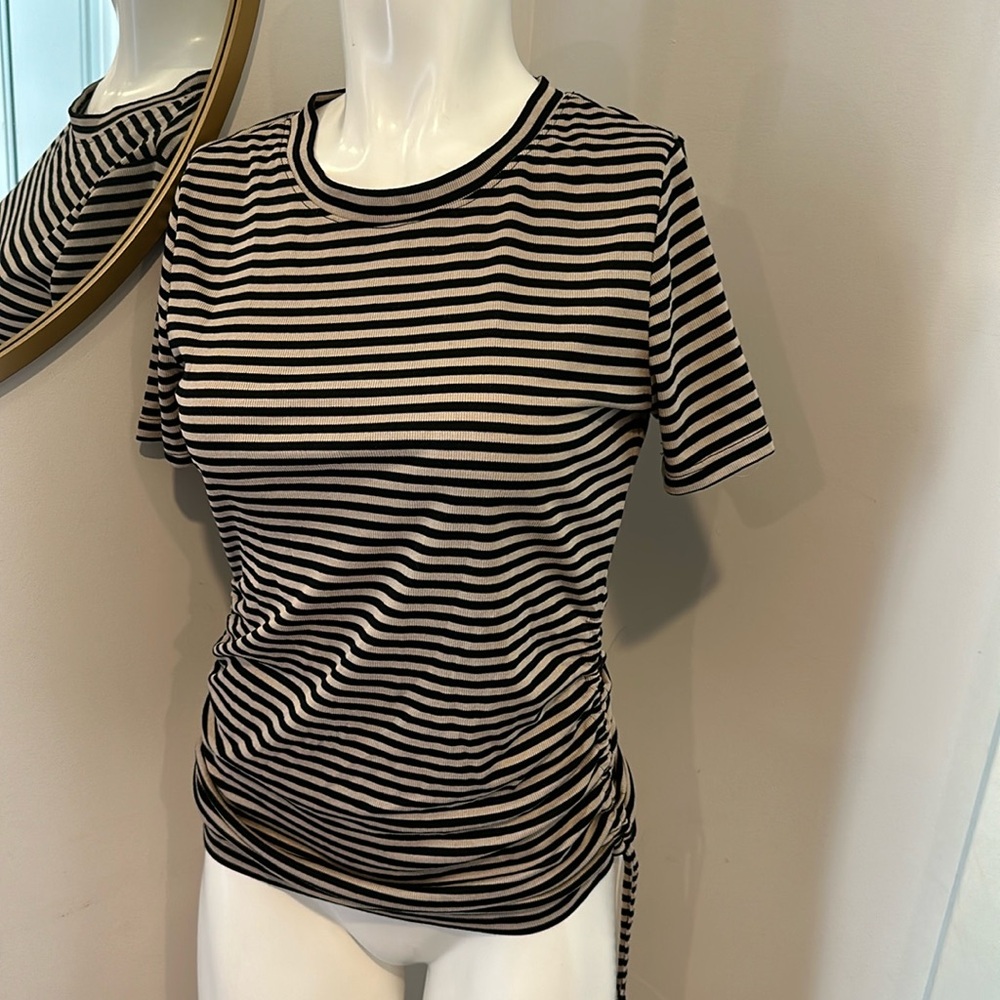 Striped Tie Tee